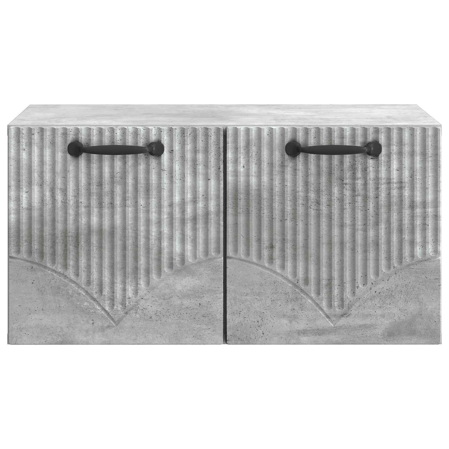 vidaXL Wall-Mounted TV Cabinet Concrete Grey 59.5 x 41 x 30 cm