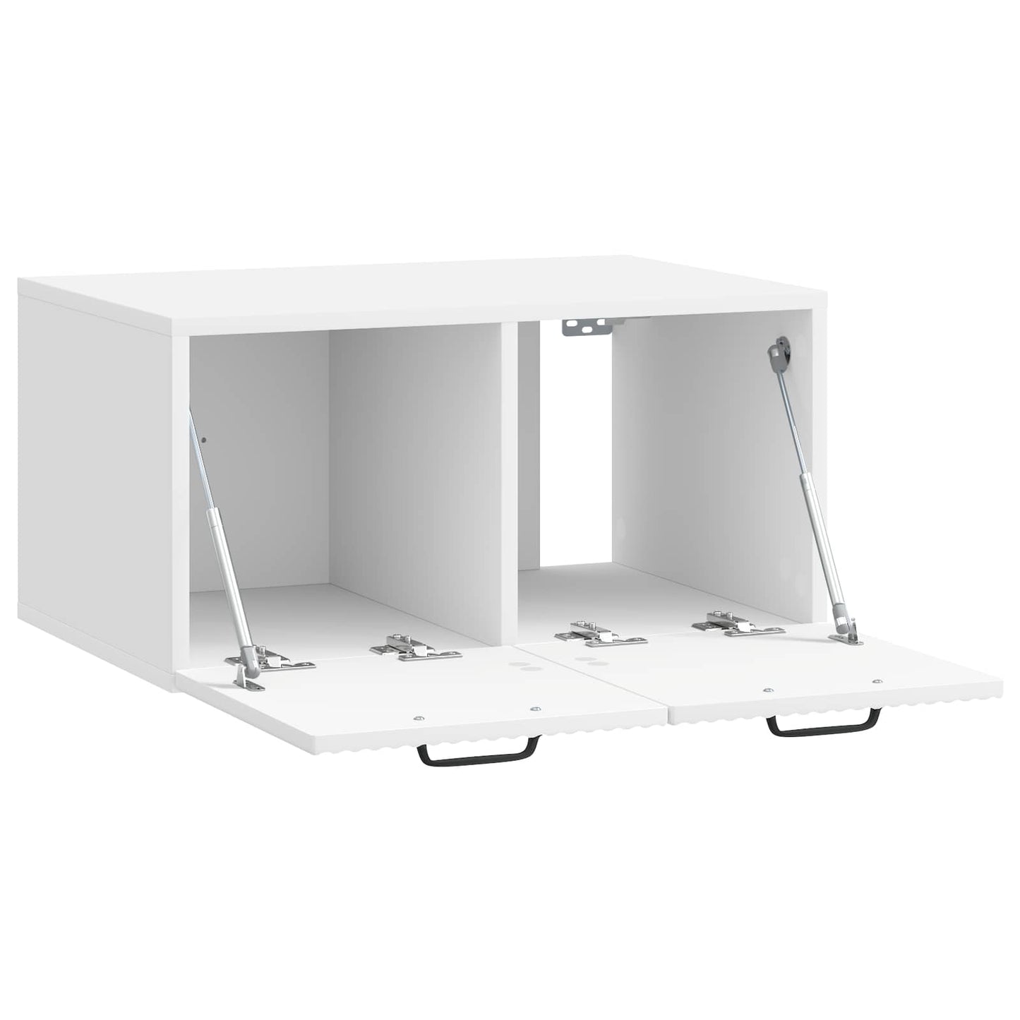 vidaXL Wall-Mounted TV Cabinet High Gloss White 59.5 x 41 x 30 cm