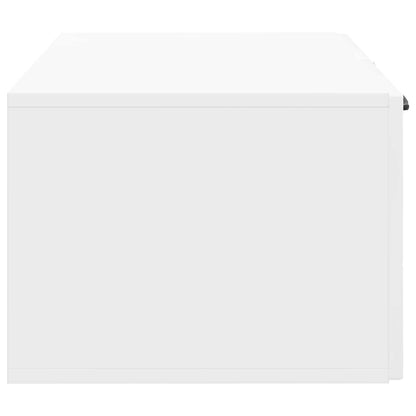 vidaXL Wall-Mounted TV Cabinet High Gloss White 59.5 x 41 x 30 cm