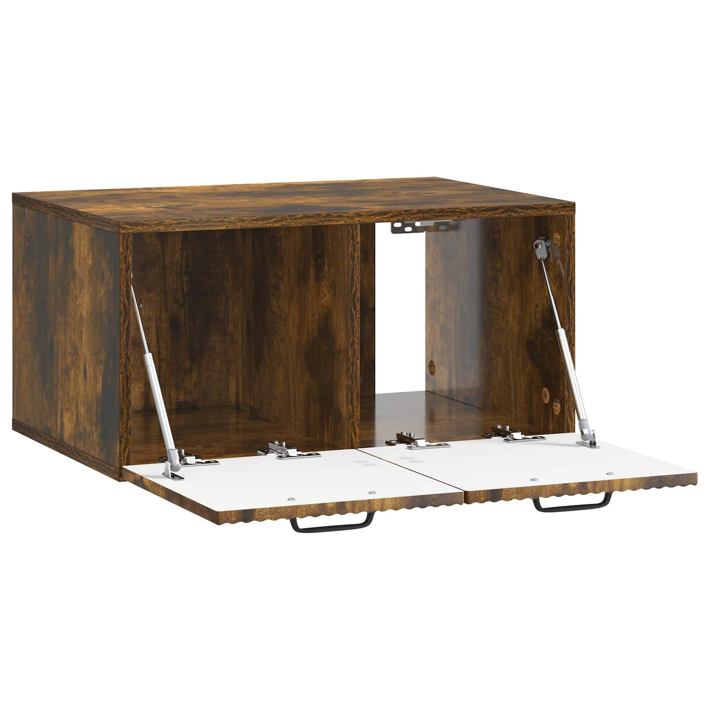 vidaXL Wall-Mounted TV Cabinet Smoked Oak 59.5 x 41 x 30 cm