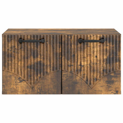 vidaXL Wall-Mounted TV Cabinet Smoked Oak 59.5 x 41 x 30 cm