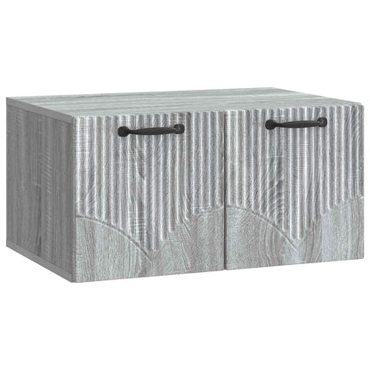 vidaXL Wall-Mounted TV Cabinet Grey Sonoma 59.5 x 41 x 30 cm