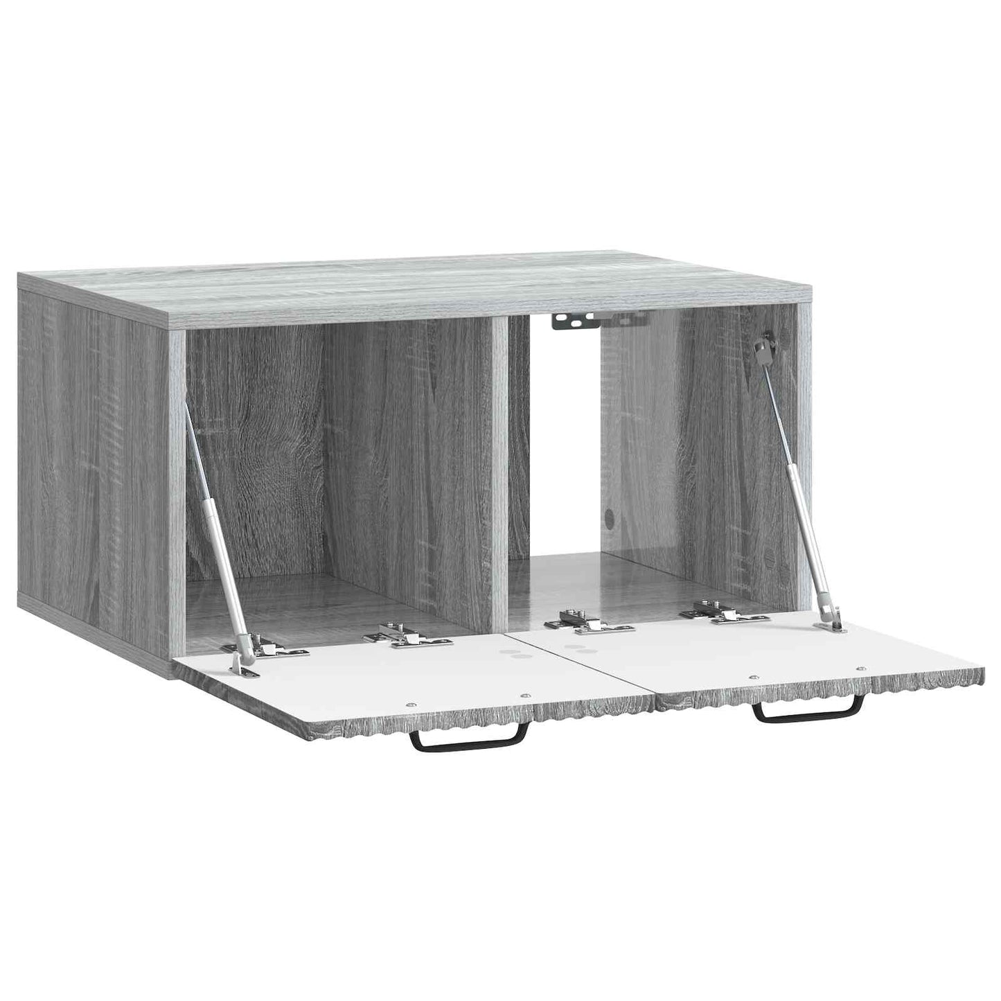 vidaXL Wall-Mounted TV Cabinet Grey Sonoma 59.5 x 41 x 30 cm