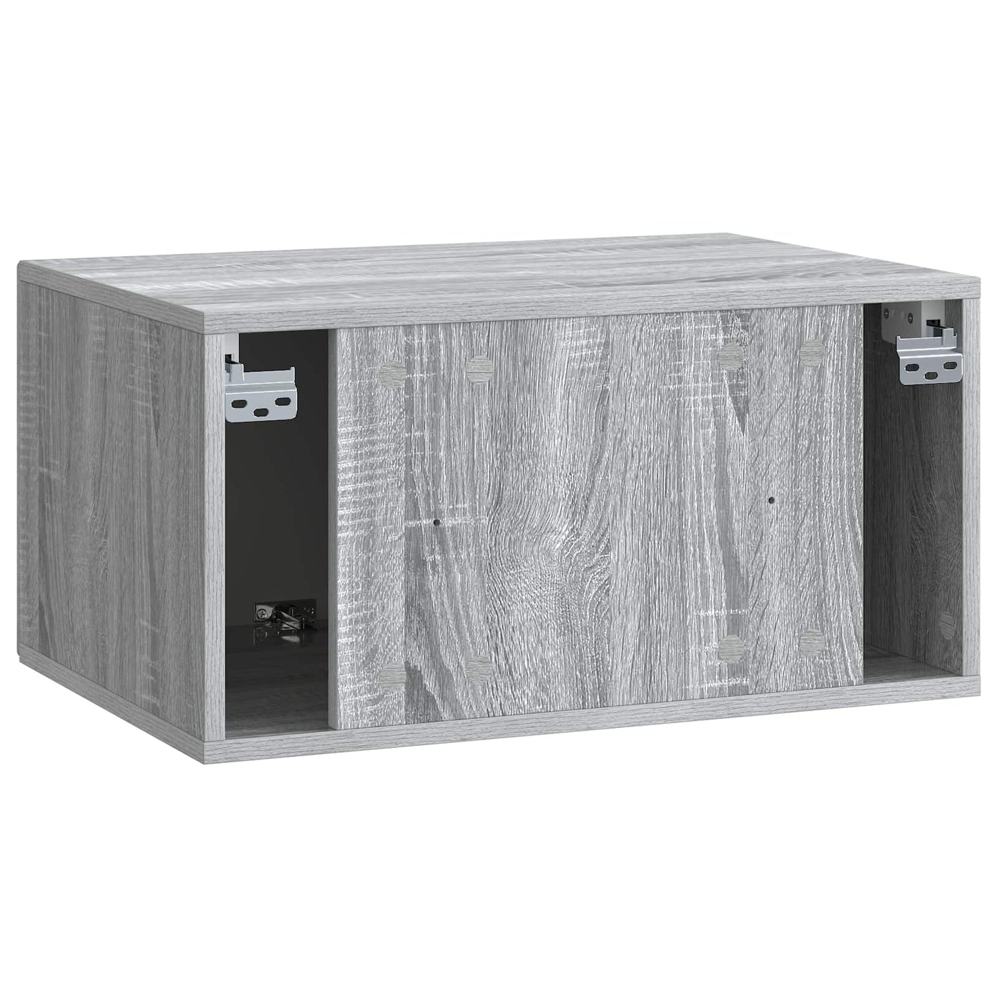 vidaXL Wall-Mounted TV Cabinet Grey Sonoma 59.5 x 41 x 30 cm