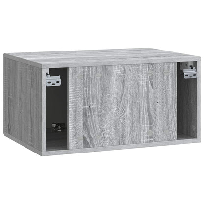 vidaXL Wall-Mounted TV Cabinet Grey Sonoma 59.5 x 41 x 30 cm