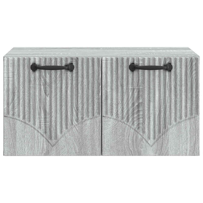 vidaXL Wall-Mounted TV Cabinet Grey Sonoma 59.5 x 41 x 30 cm