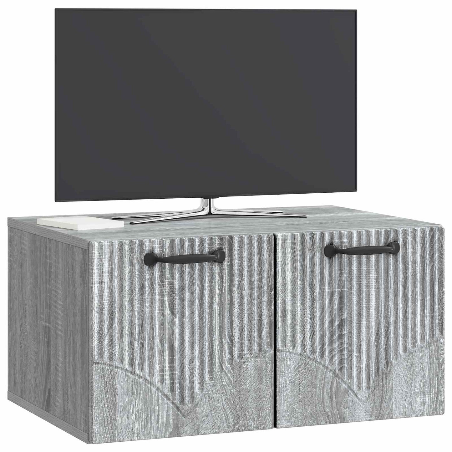 vidaXL Wall-Mounted TV Cabinet Grey Sonoma 59.5 x 41 x 30 cm