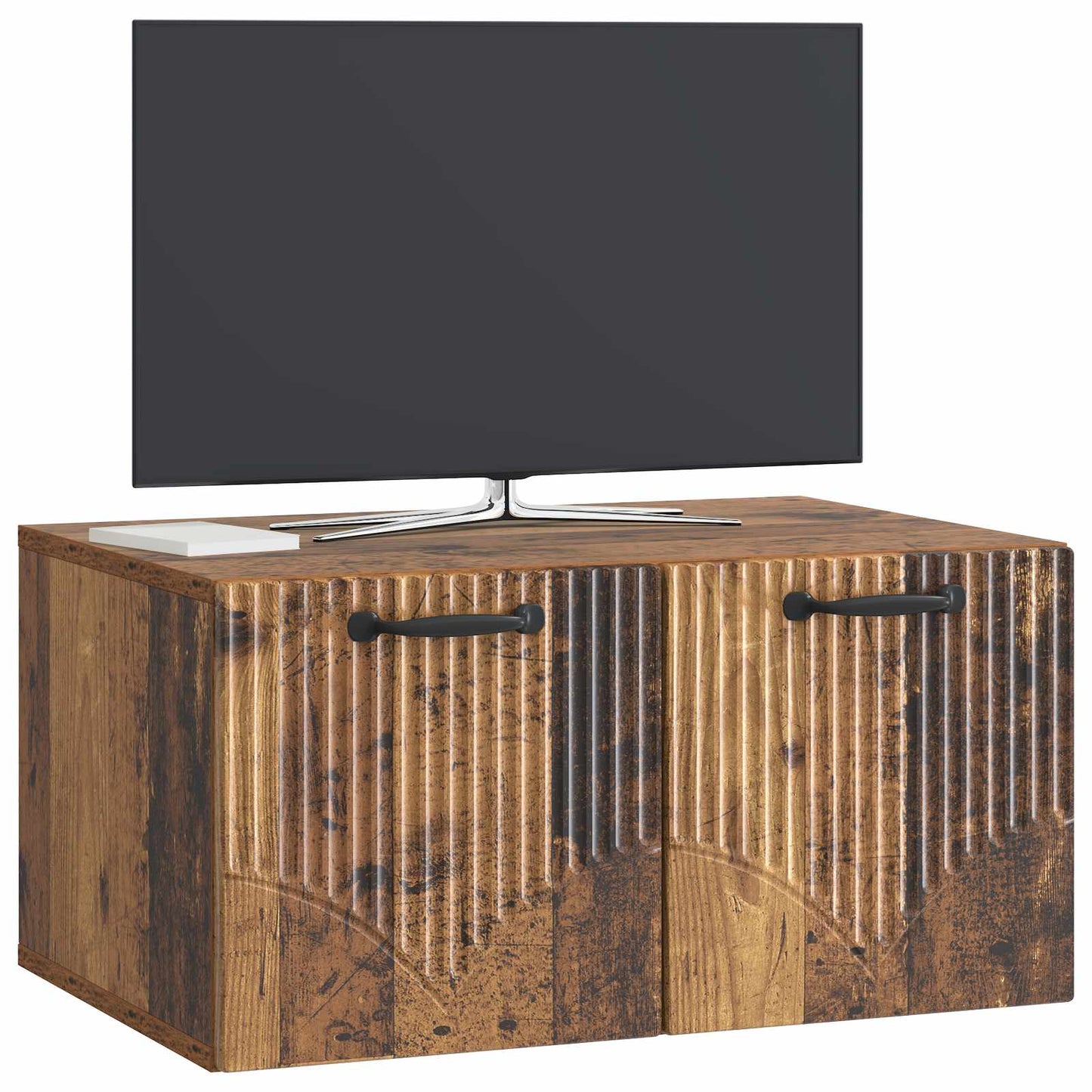 vidaXL Wall-Mounted TV Cabinet Old Wood 59.5 x 41 x 30 cm