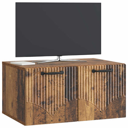 vidaXL Wall-Mounted TV Cabinet Old Wood 59.5 x 41 x 30 cm