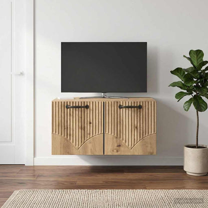 vidaXL Wall-Mounted TV Cabinet 59.5 x 41 x 30 cm Artisan Oak