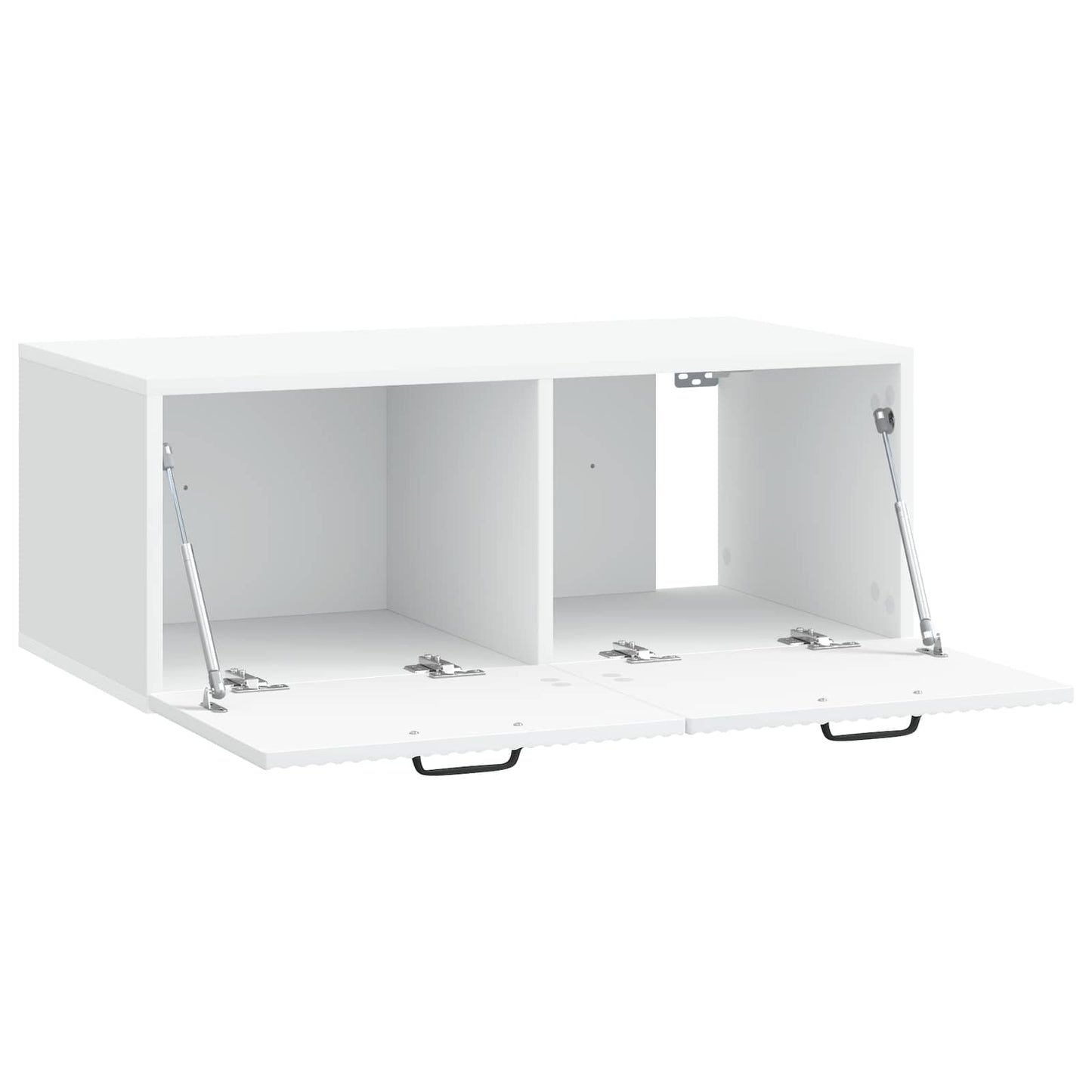vidaXL Wall-Mounted TV Cabinet White 78.5 x 41 x 30 cm Engineered Wood
