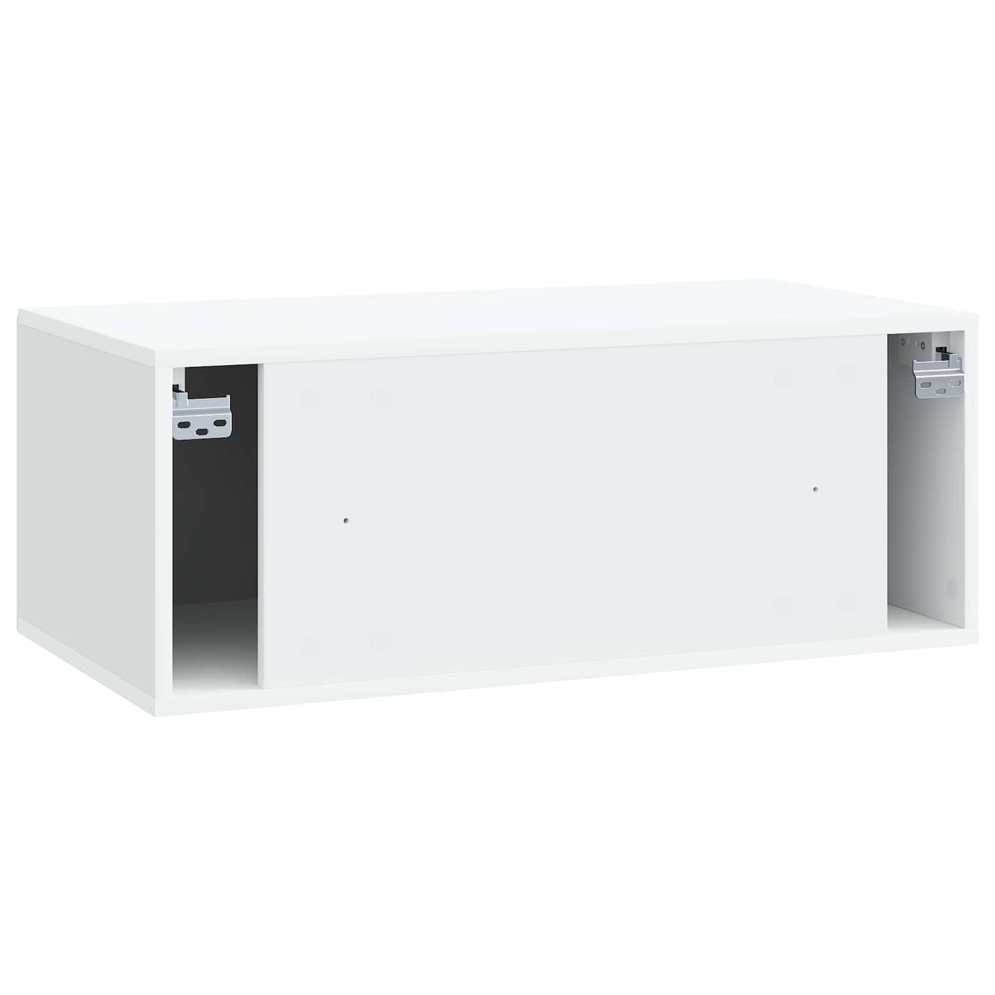 vidaXL Wall-Mounted TV Cabinet White 78.5 x 41 x 30 cm Engineered Wood