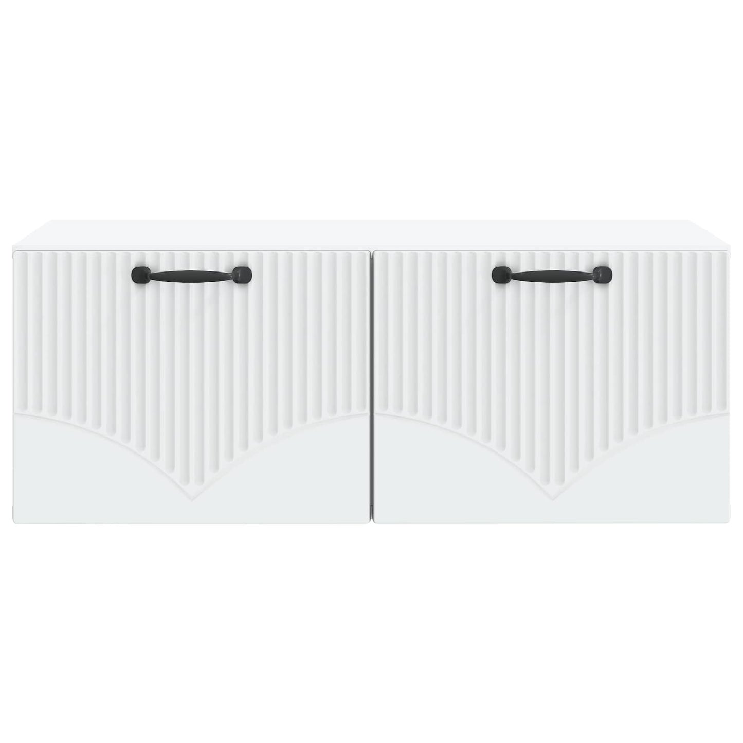 vidaXL Wall-Mounted TV Cabinet White 78.5 x 41 x 30 cm Engineered Wood