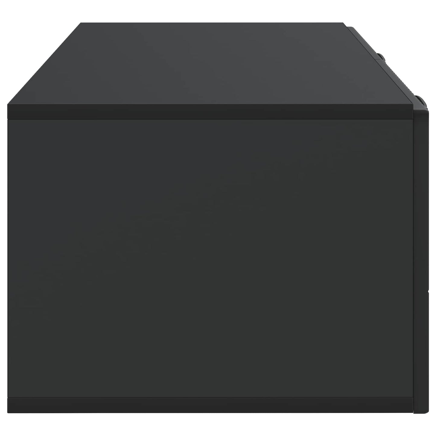vidaXL Wall-Mounted TV Cabinet Black 78.5 x 41 x 30 cm Engineered Wood