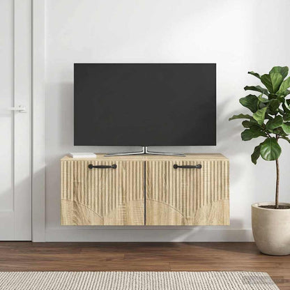 vidaXL Wall-Mounted TV Cabinet Sonoma Oak 78.5 x 41 x 30 cm