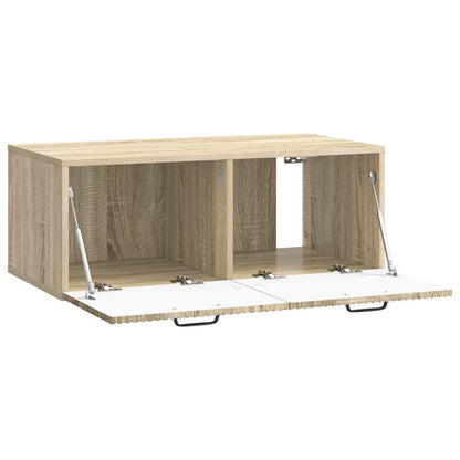 vidaXL Wall-Mounted TV Cabinet Sonoma Oak 78.5 x 41 x 30 cm