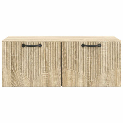 vidaXL Wall-Mounted TV Cabinet Sonoma Oak 78.5 x 41 x 30 cm