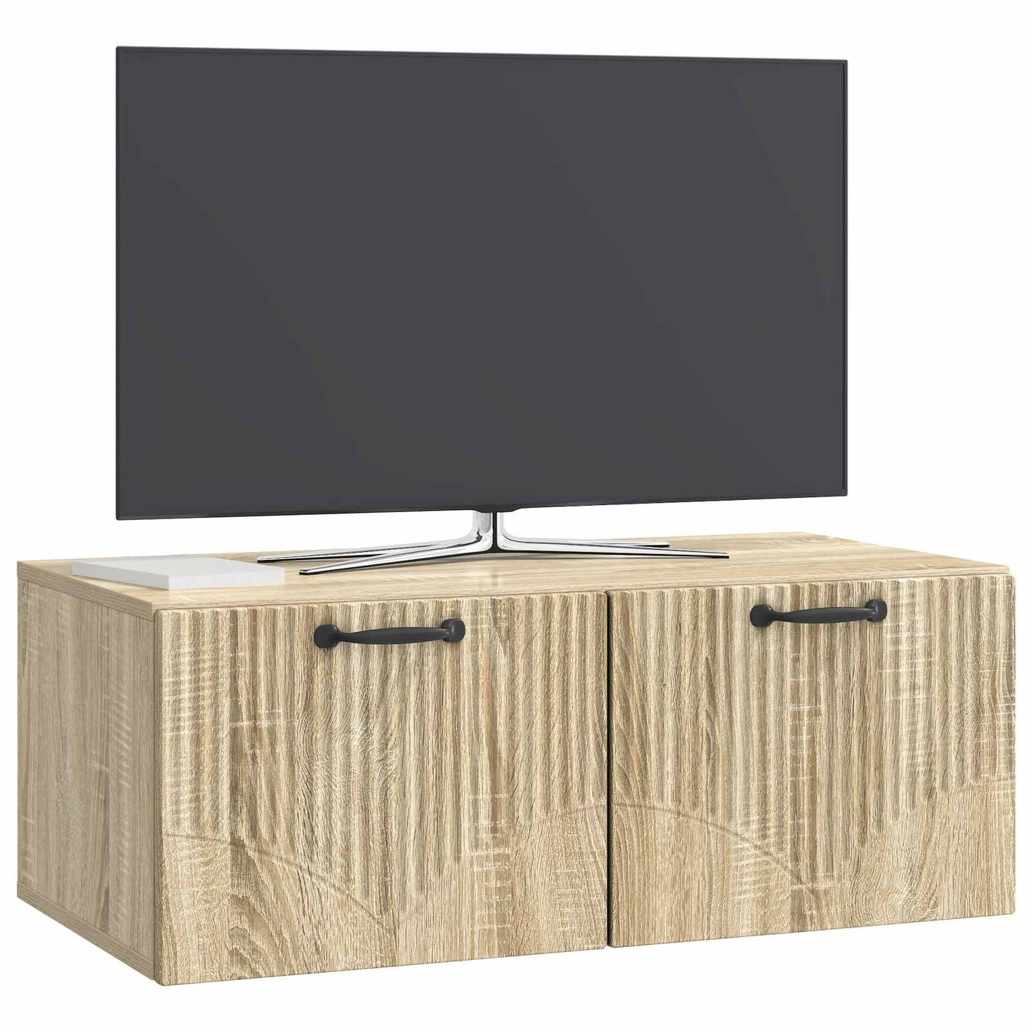 vidaXL Wall-Mounted TV Cabinet Sonoma Oak 78.5 x 41 x 30 cm