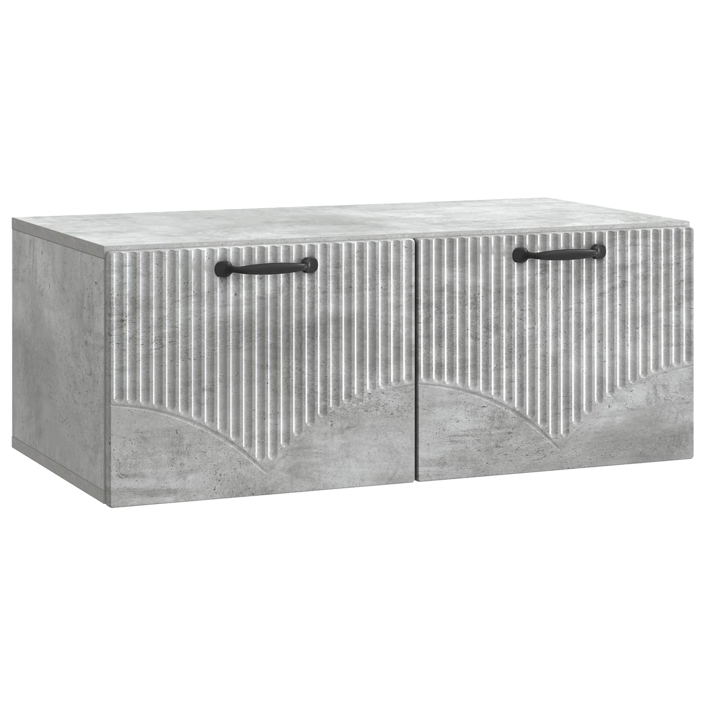 vidaXL Wall-Mounted TV Cabinet Concrete Grey 78.5 x 41 x 30 cm