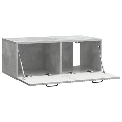 vidaXL Wall-Mounted TV Cabinet Concrete Grey 78.5 x 41 x 30 cm