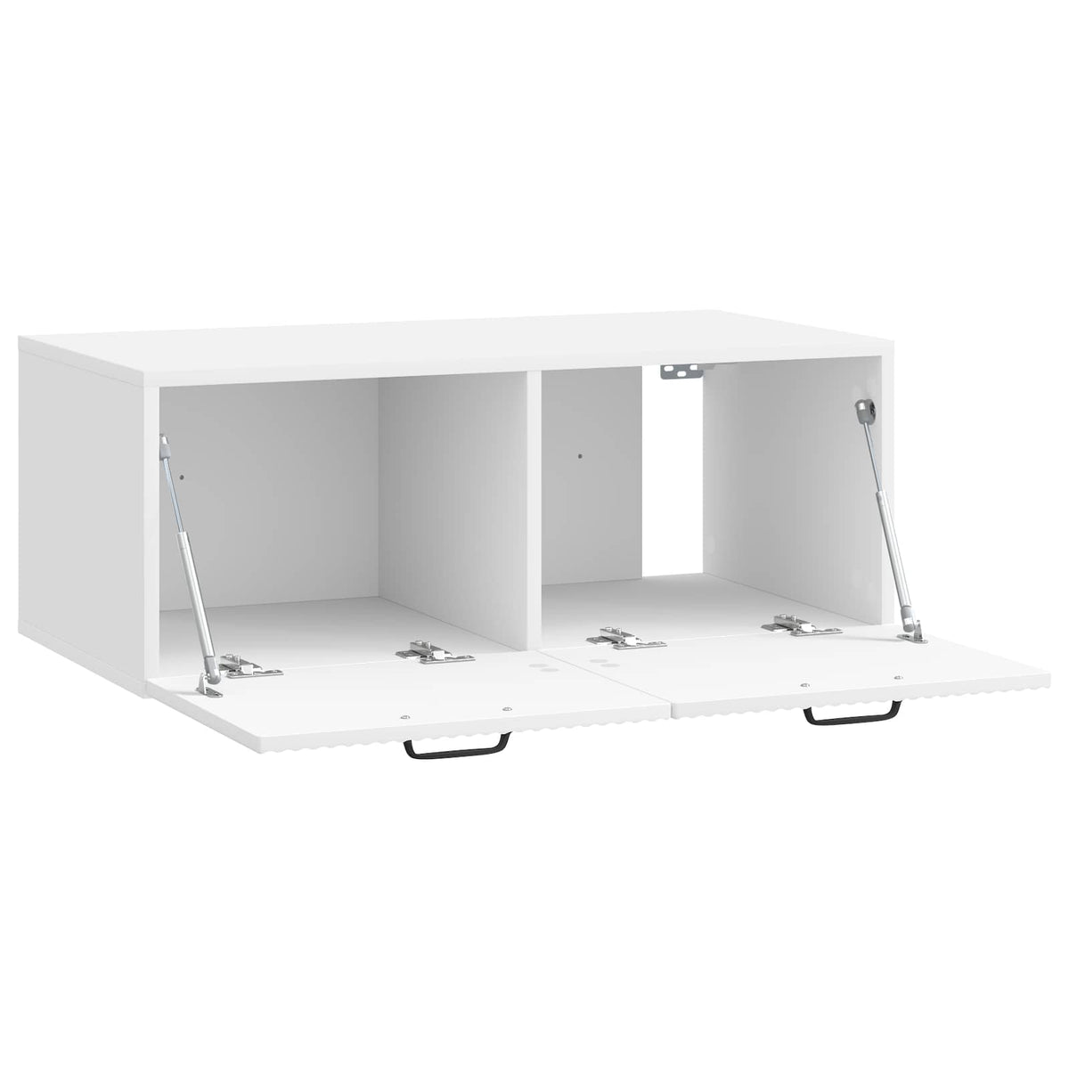 vidaXL Wall-Mounted TV Cabinet High Gloss White 78.5 x 41 x 30 cm