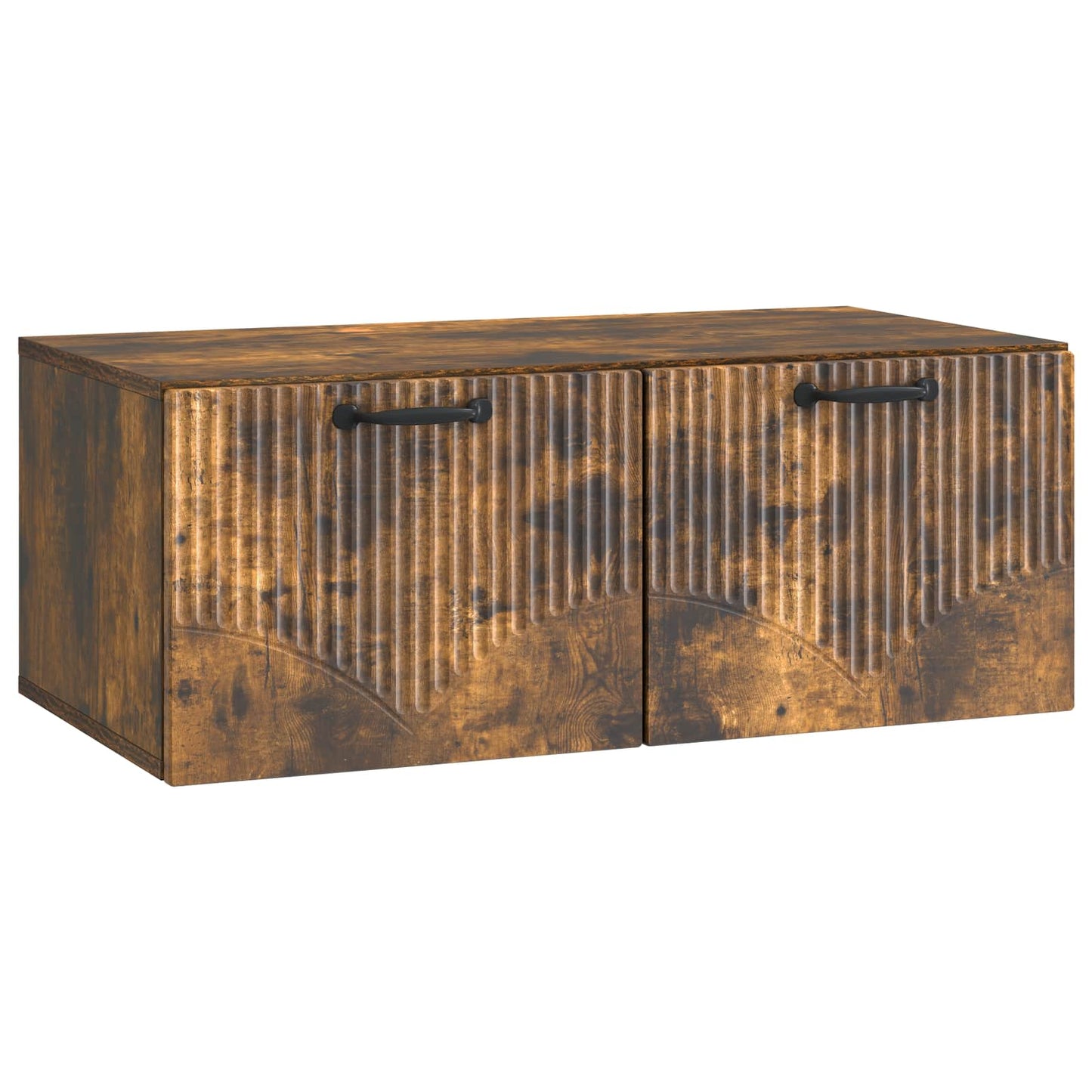 vidaXL Wall-Mounted TV Cabinet Smoked Oak 78.5 x 41 x 30 cm