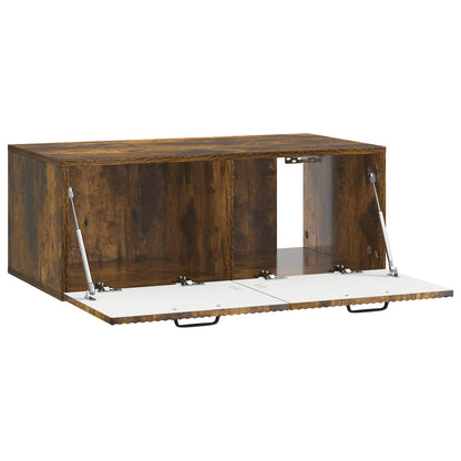vidaXL Wall-Mounted TV Cabinet Smoked Oak 78.5 x 41 x 30 cm