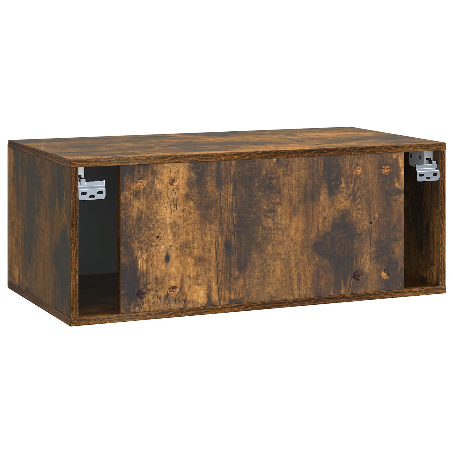 vidaXL Wall-Mounted TV Cabinet Smoked Oak 78.5 x 41 x 30 cm