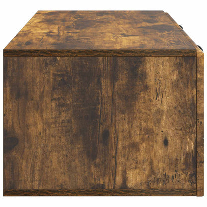 vidaXL Wall-Mounted TV Cabinet Smoked Oak 78.5 x 41 x 30 cm