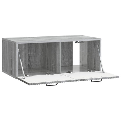 vidaXL Wall-Mounted TV Cabinet Grey Sonoma 78.5 x 41 x 30 cm