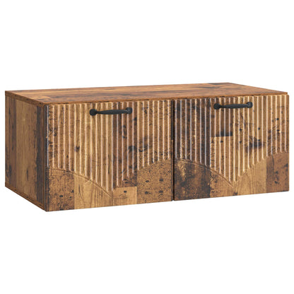 vidaXL Wall-Mounted TV Cabinet Old Wood 78.5 x 41 x 30 cm