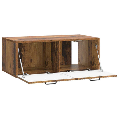 vidaXL Wall-Mounted TV Cabinet Old Wood 78.5 x 41 x 30 cm