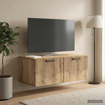 vidaXL Wall-Mounted TV Cabinet 78.5 x 41 x 30 cm Artisan Oak