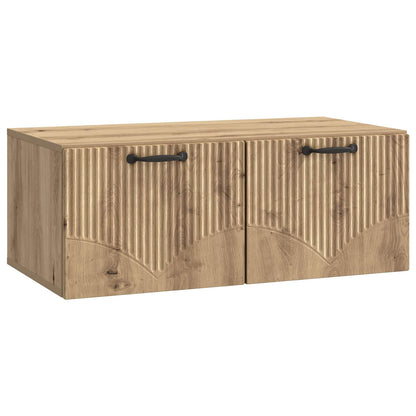 vidaXL Wall-Mounted TV Cabinet 78.5 x 41 x 30 cm Artisan Oak