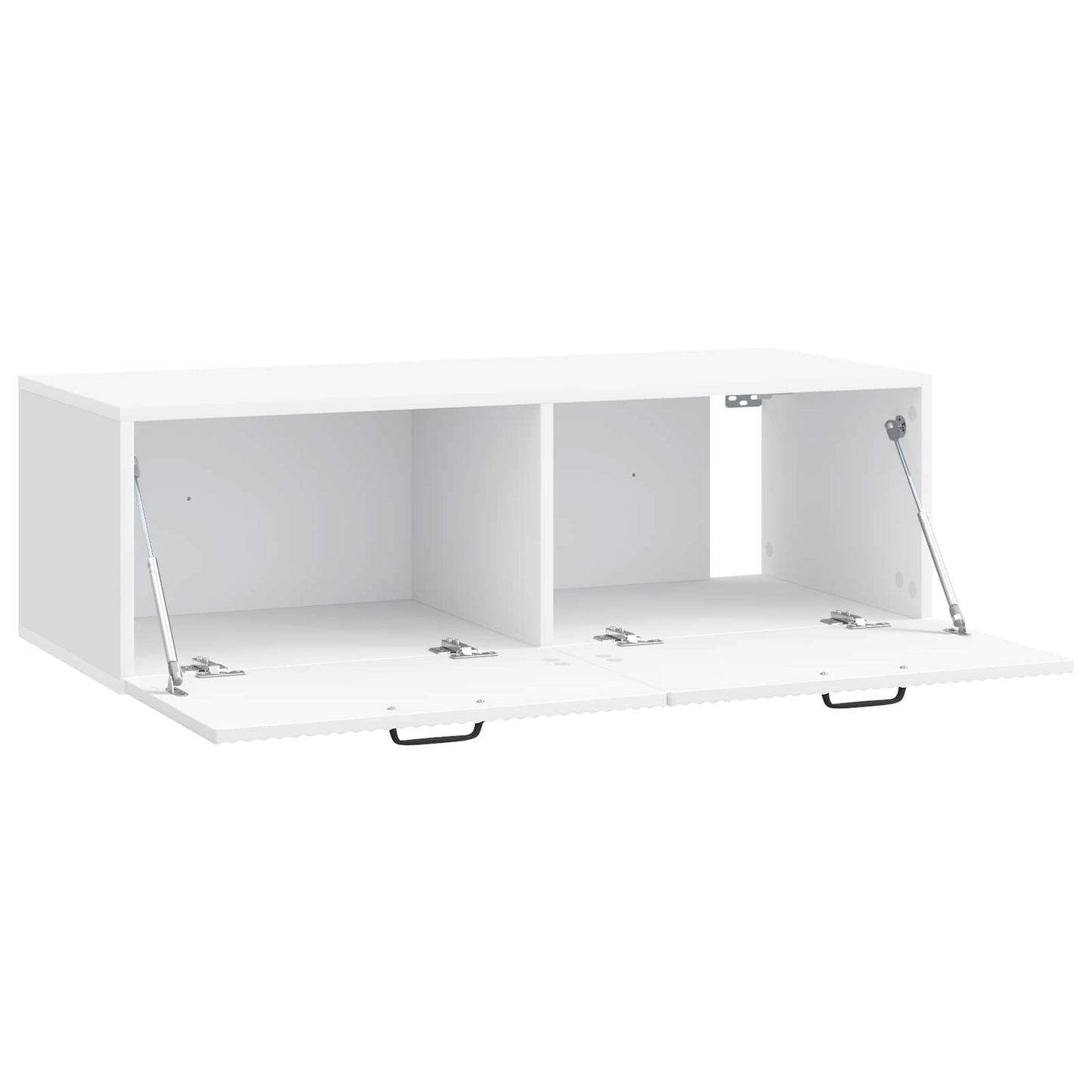 vidaXL Wall-Mounted TV Cabinet White 98 x 41 x 30 cm Engineered Wood