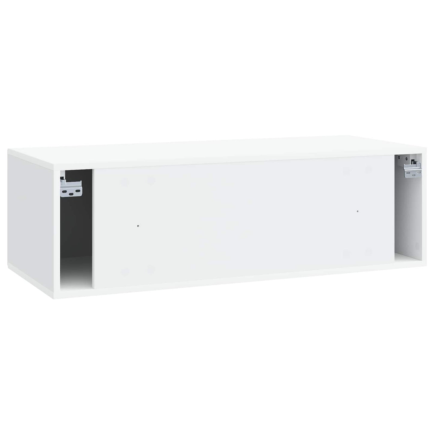 vidaXL Wall-Mounted TV Cabinet White 98 x 41 x 30 cm Engineered Wood