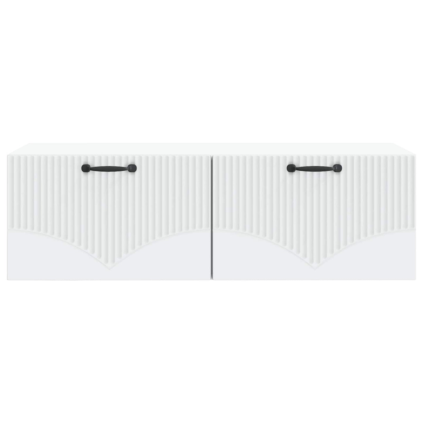 vidaXL Wall-Mounted TV Cabinet White 98 x 41 x 30 cm Engineered Wood