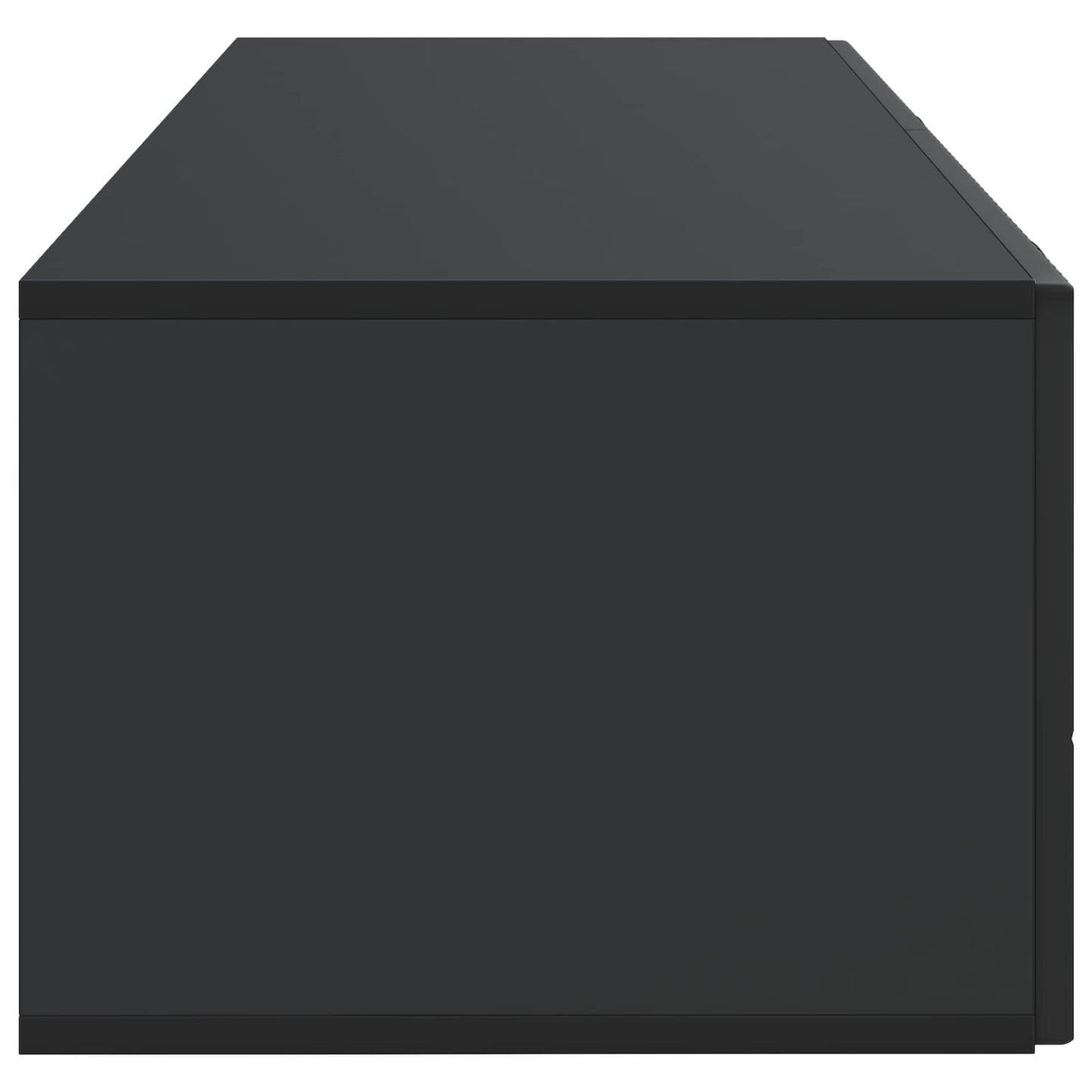 vidaXL Wall-Mounted TV Cabinet Black 98 x 41 x 30 cm Engineered Wood