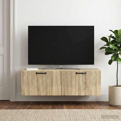 vidaXL Wall-Mounted TV Cabinet Sonoma Oak 98 x 41 x 30 cm