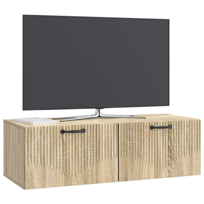 vidaXL Wall-Mounted TV Cabinet Sonoma Oak 98 x 41 x 30 cm