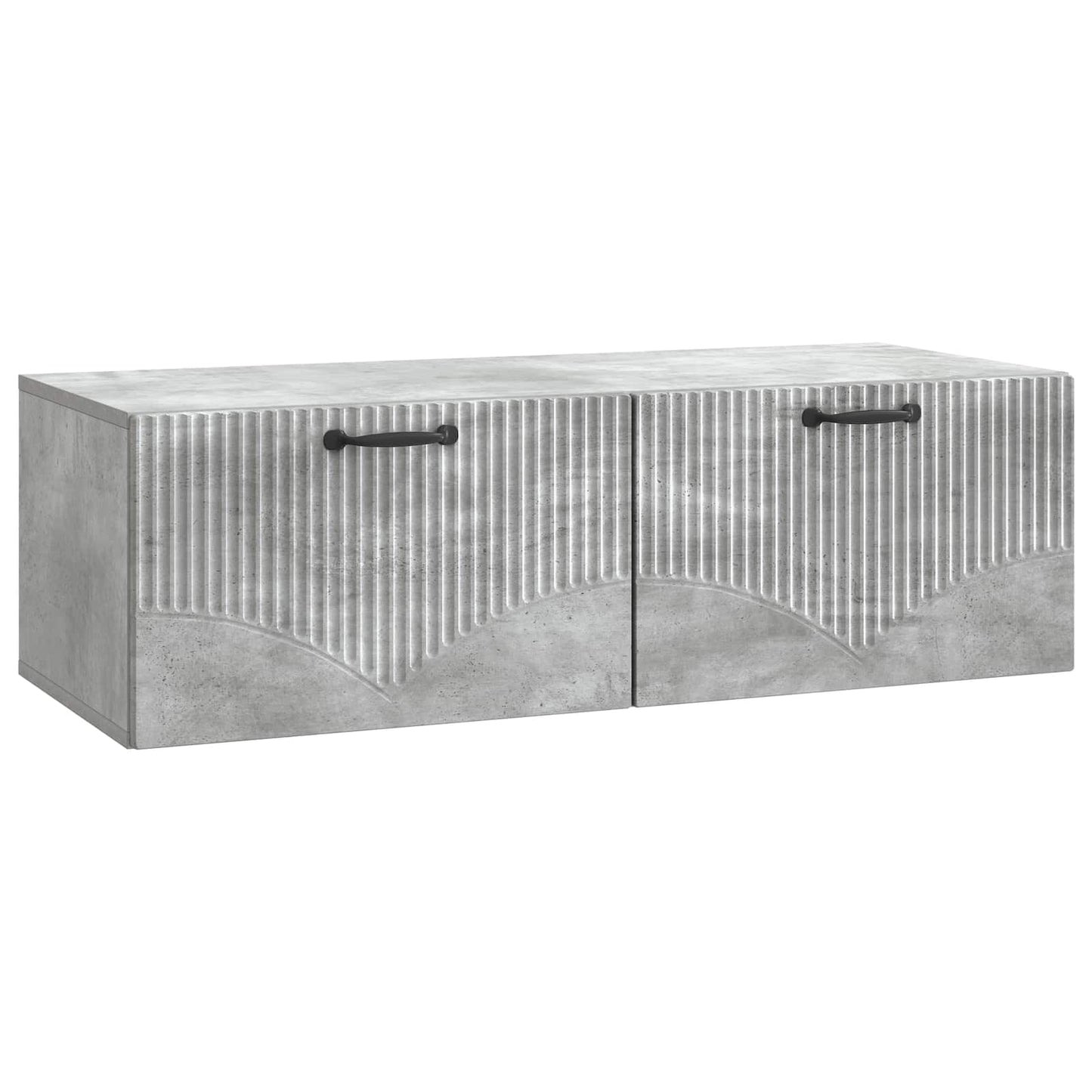 vidaXL Wall-Mounted TV Cabinet Concrete Grey 98 x 41 x 30 cm