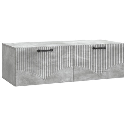 vidaXL Wall-Mounted TV Cabinet Concrete Grey 98 x 41 x 30 cm