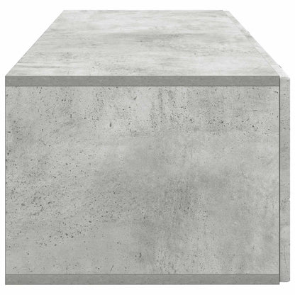 vidaXL Wall-Mounted TV Cabinet Concrete Grey 98 x 41 x 30 cm