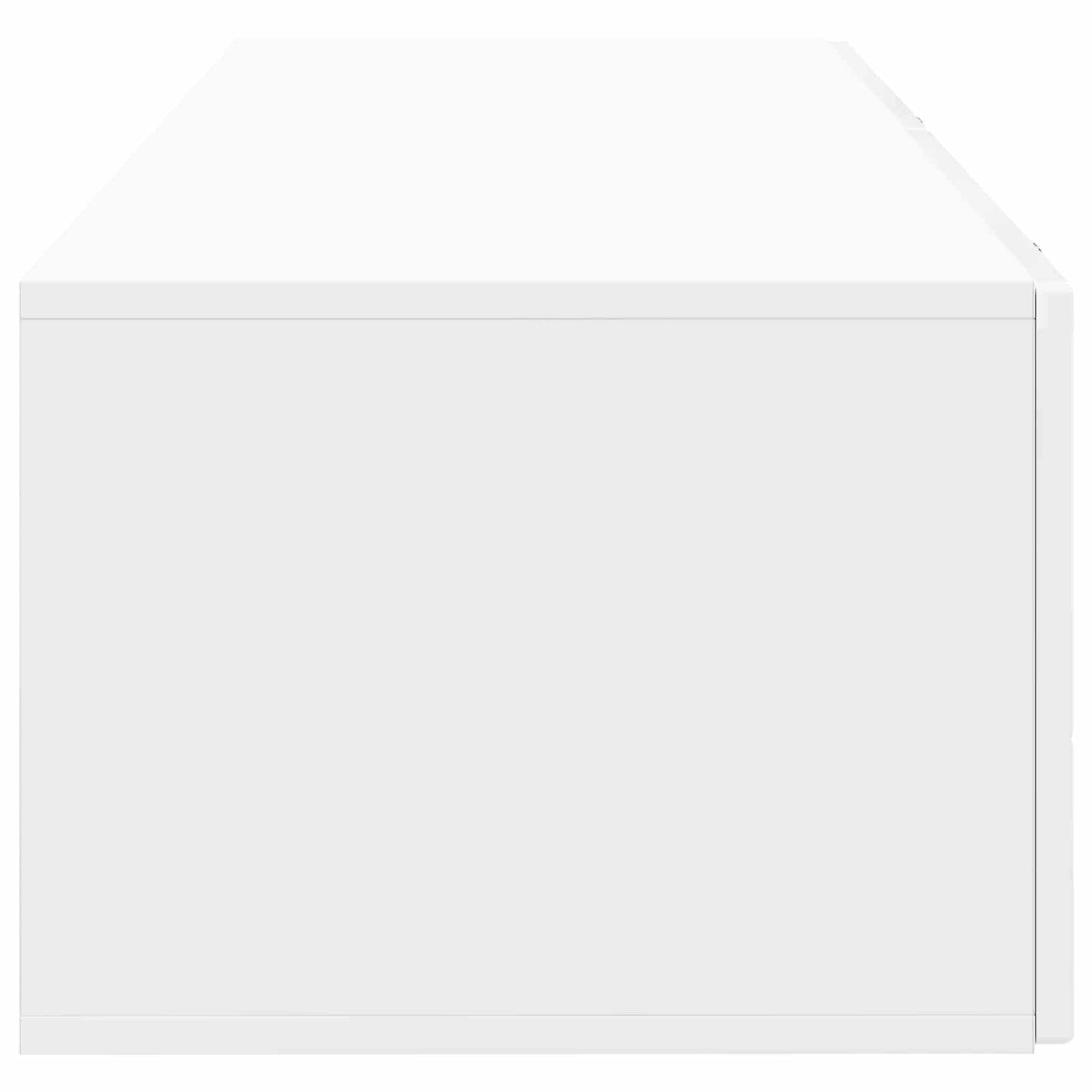 vidaXL Wall-Mounted TV Cabinet High Gloss White 98 x 41 x 30 cm