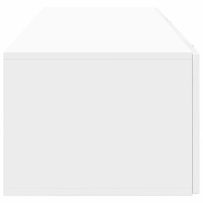 vidaXL Wall-Mounted TV Cabinet High Gloss White 98 x 41 x 30 cm