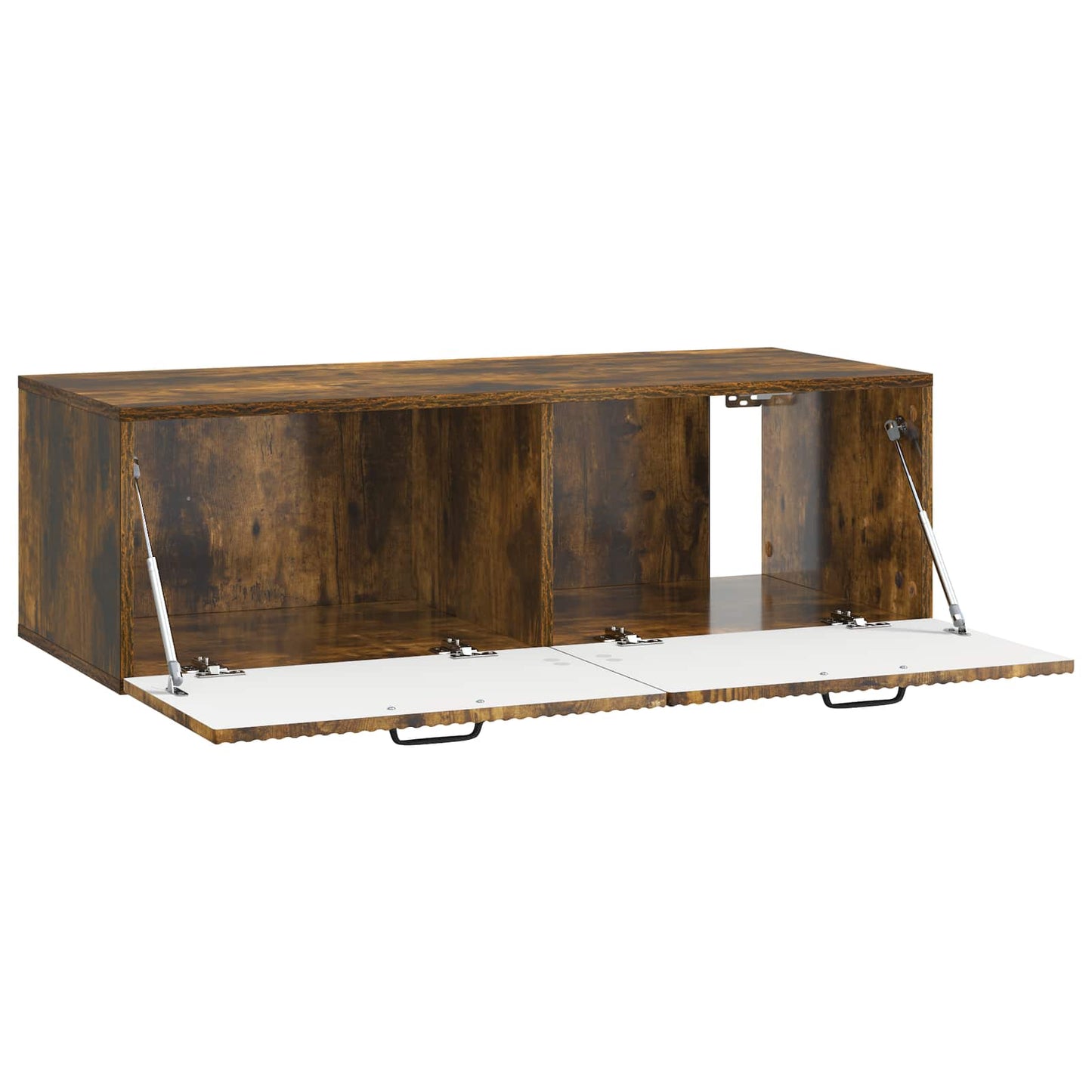 vidaXL Wall-Mounted TV Cabinet Smoked Oak 98 x 41 x 30 cm