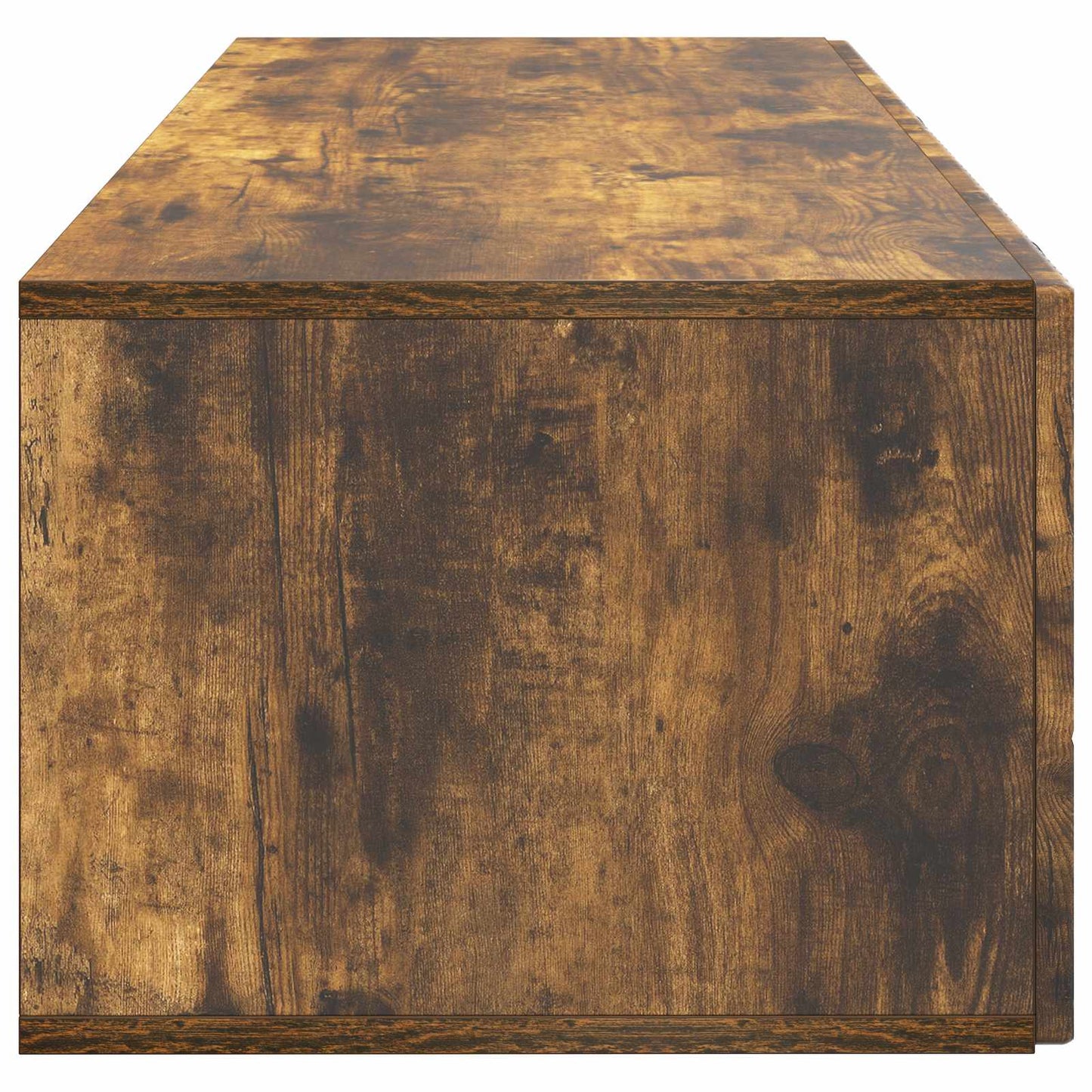 vidaXL Wall-Mounted TV Cabinet Smoked Oak 98 x 41 x 30 cm