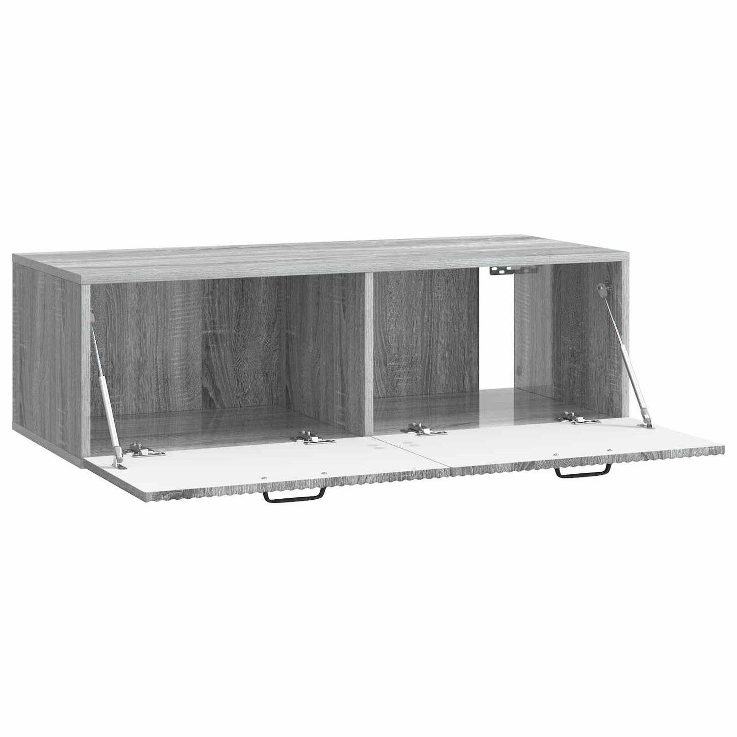 vidaXL Wall-Mounted TV Cabinet Grey Sonoma 98 x 41 x 30 cm