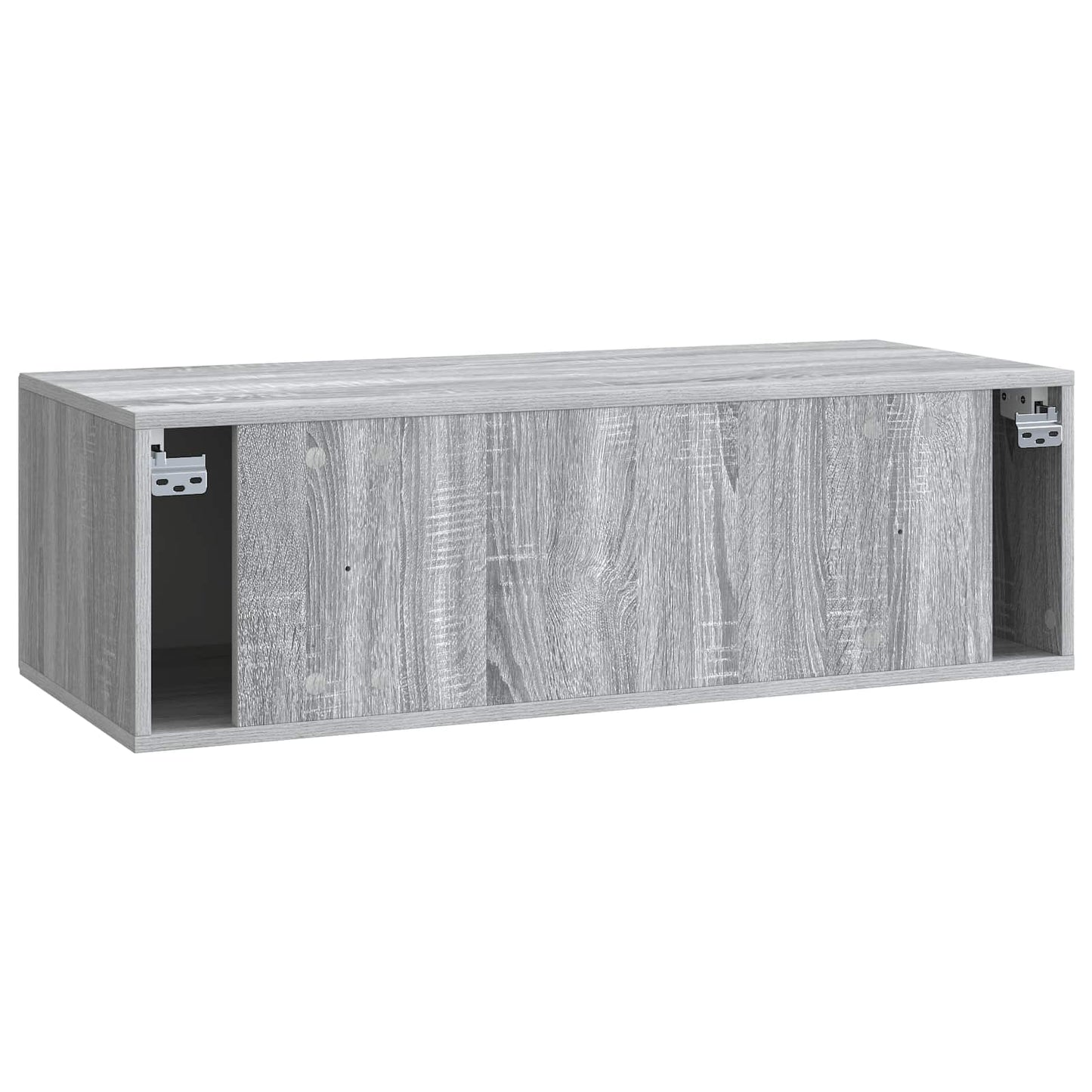 vidaXL Wall-Mounted TV Cabinet Grey Sonoma 98 x 41 x 30 cm