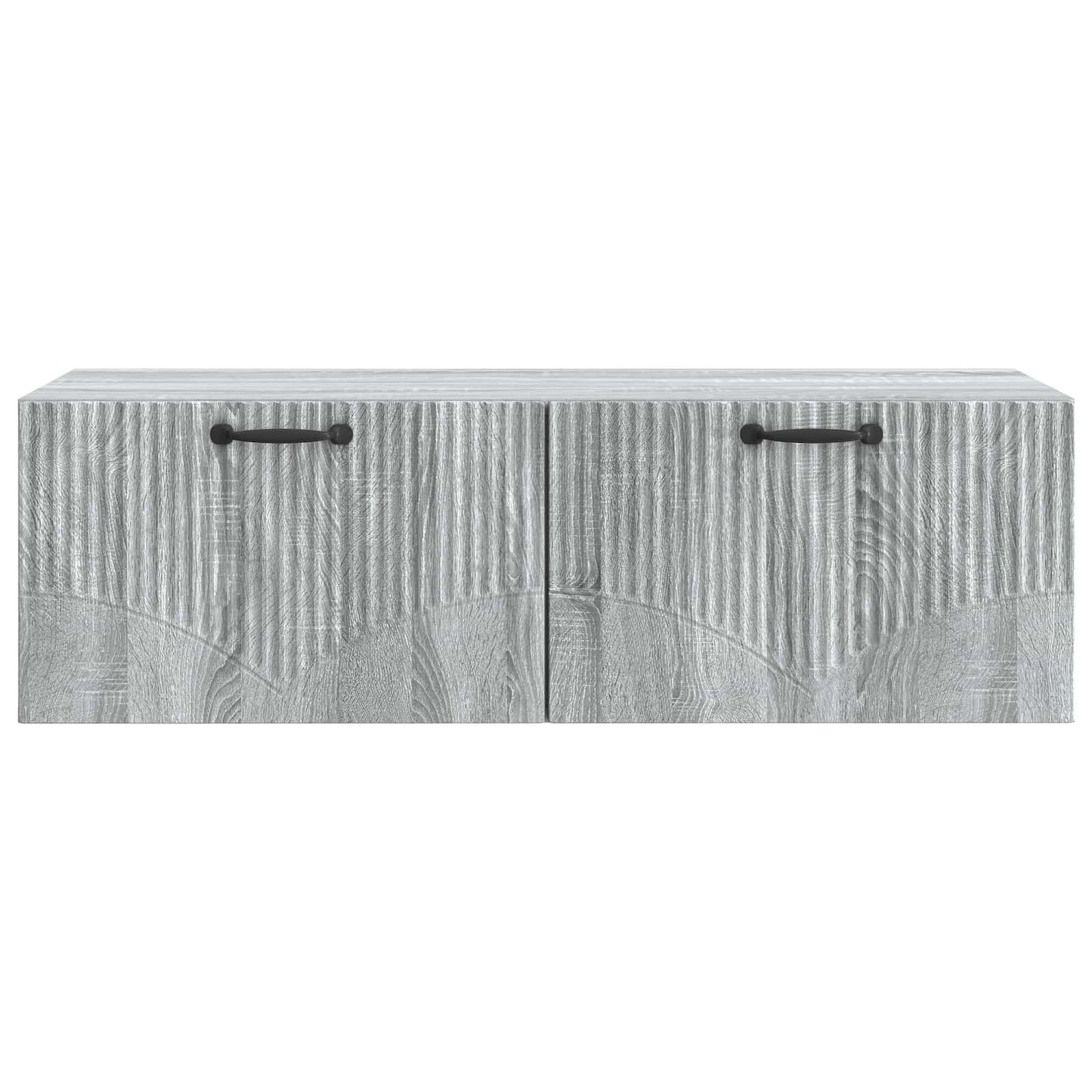 vidaXL Wall-Mounted TV Cabinet Grey Sonoma 98 x 41 x 30 cm